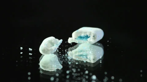 Chewing gums rotating close up studio Vídeo Stock 33818051