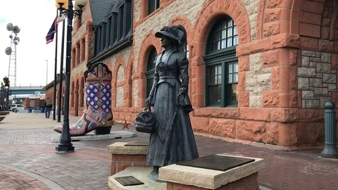 Cheyenne WY Train Depot Stock Footage 97838515