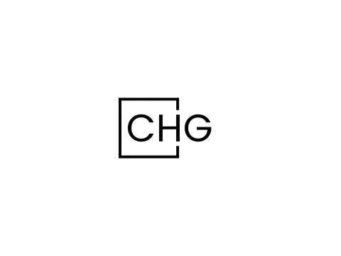 CHG letter initial logo design vector illustration Stock Illustration