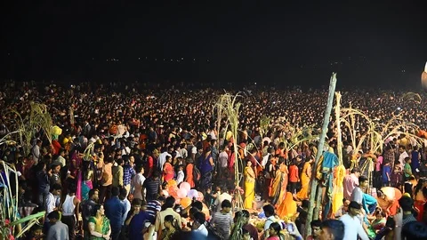 CHHATH PUJA Video stock 98489782