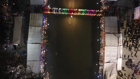 Chhath Puja in Kathmandu, Nepal – Devotional Festival at Riverbanks and Public Stock Footage 328212489
