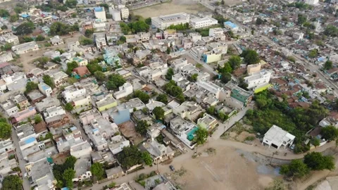 Chhattisgarh drone shot Stock Footage 201351229