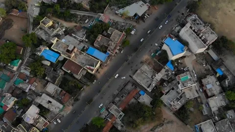 Chhattisgarh drone shot Stock Footage 201351288
