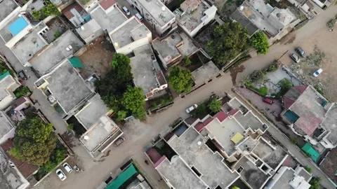 Chhattisgarh drone shot Stock Footage 201351292