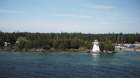 Chi-Cheemaun ferry ride Stock-Footage 115999865