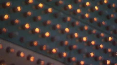 CHI flickering sign 스톡 동영상 35259214