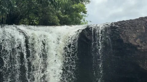 Chi Phat Waterfall in Koh Kong Cambodia 動画素材 336431998