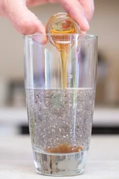 Chia beverage Foto stock
