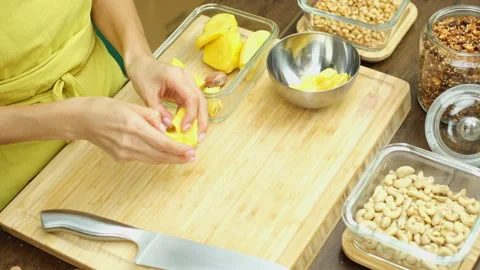 Chia pudding making process. Stock Footage 137835619