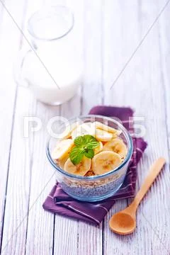Chia pudding Stock Photos