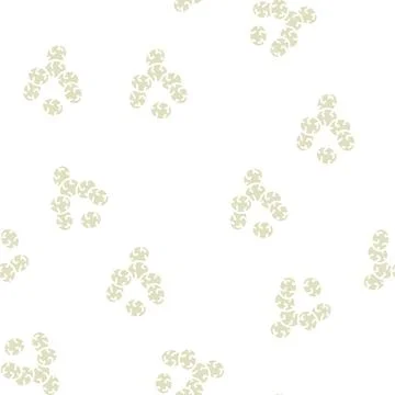 Chia seed glyph seamless pattern 스톡 일러스트
