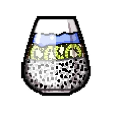 Chia seed pudding with kiwi fruit healthy breakfast recipe Stock Illustration