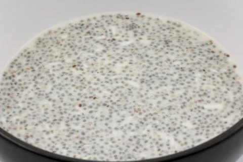 Chia seed pudding Stock Photos