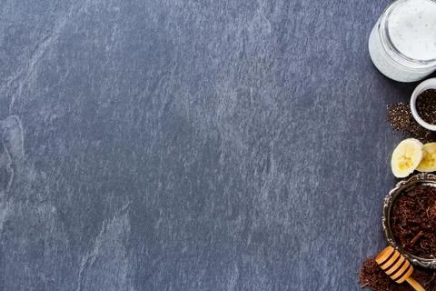 Chia seed pudding Stock Photos