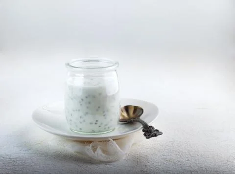Chia Seed Pudding Foto stock