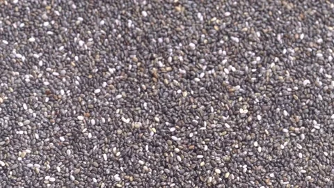 Chia Seeds Background Stock Footage 134666182