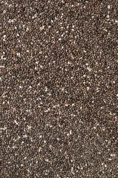 Chia seeds (the background) Stock Photos