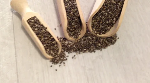 Chia seeds Stock Footage 38879987
