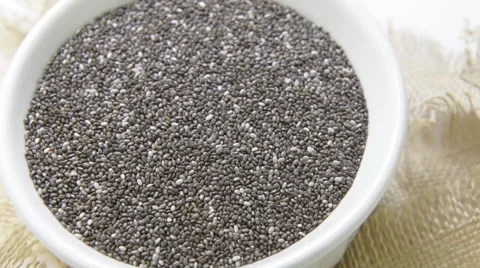 Chia seeds Stock Footage 46381348