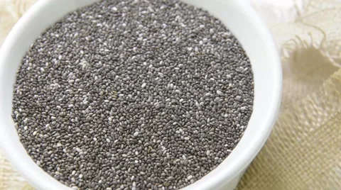 Chia seeds Stock Footage 46381357