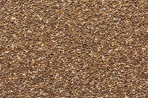 Chia seeds full frame image background Stock Photos
