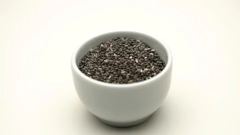 Chia Seeds inside a small cup 01 動画素材 103540112