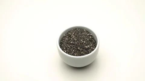 Chia Seeds inside a small cup02 動画素材 103540100
