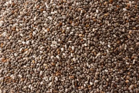 Chia seeds macro Stock Photos