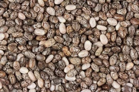 Chia seeds macro Stock Photos