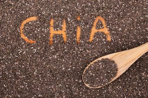 Chia seeds Stock Photos