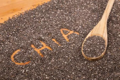 Chia seeds Foto stock