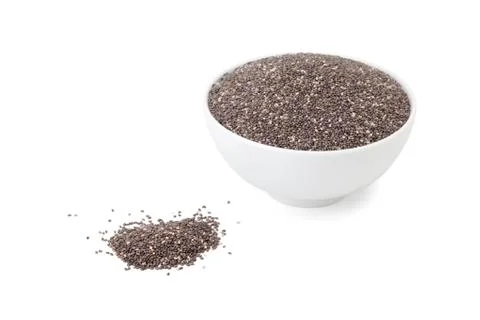 Chia seeds Stock Photos