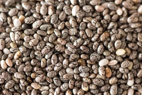 Chia seeds Stock Photos