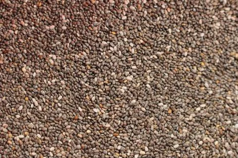 Chia seeds Stock Photos