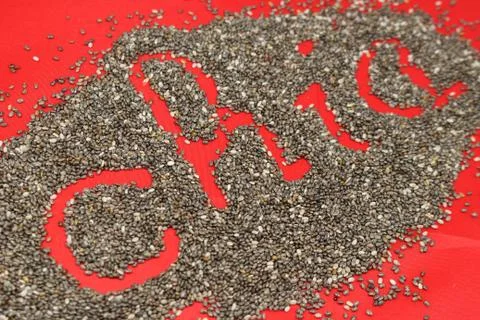 Chia seeds Stock Photos