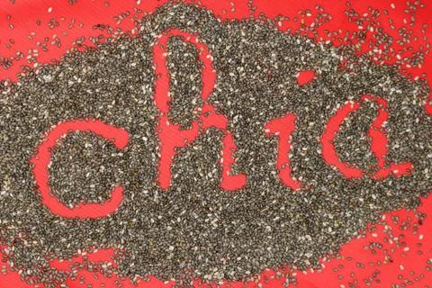 Chia seeds Stock Photos