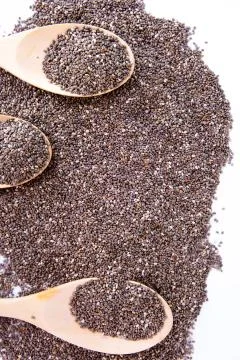 Chia seeds Stock Photos