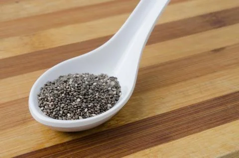 Chia seeds Stock Photos