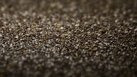 Chia seeds rotating Stock Footage