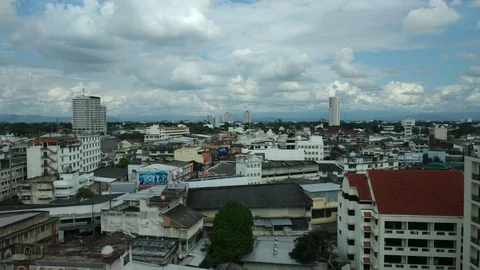 Chiang Mai Clouds Timelapse Video stock 100008437