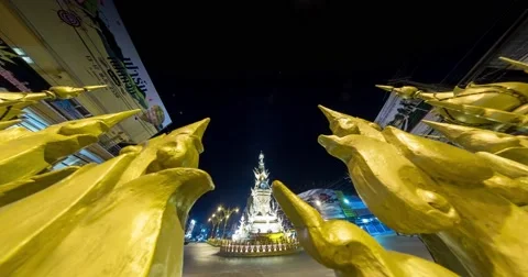 Chiang Rai Tower Timelapse Stock-Footage 62592297