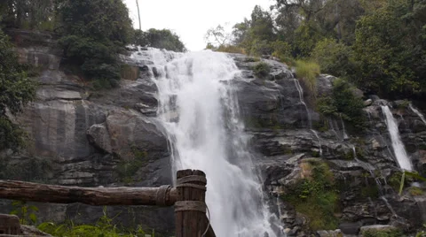 Chiangmai Super Waterfall Stock Footage 35421627