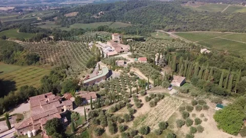 Chianti drone  view Stock Footage 139742745
