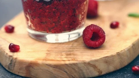 ChiaPudding2 Stock Footage 91593806