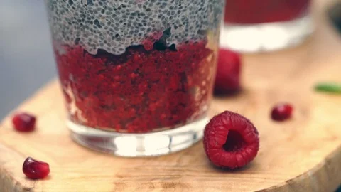 ChiaPudding3 Stock Footage 91593671