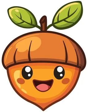 Chibi Acorn Stock Illustration