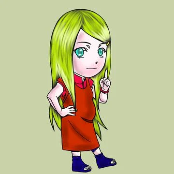 Chibi art #002 Stock Illustration