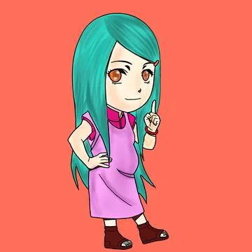 Chibi art #003 Stock Illustration