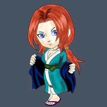 Chibi art #004 Stock Illustration