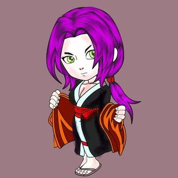 Chibi art #005 Stock Illustration